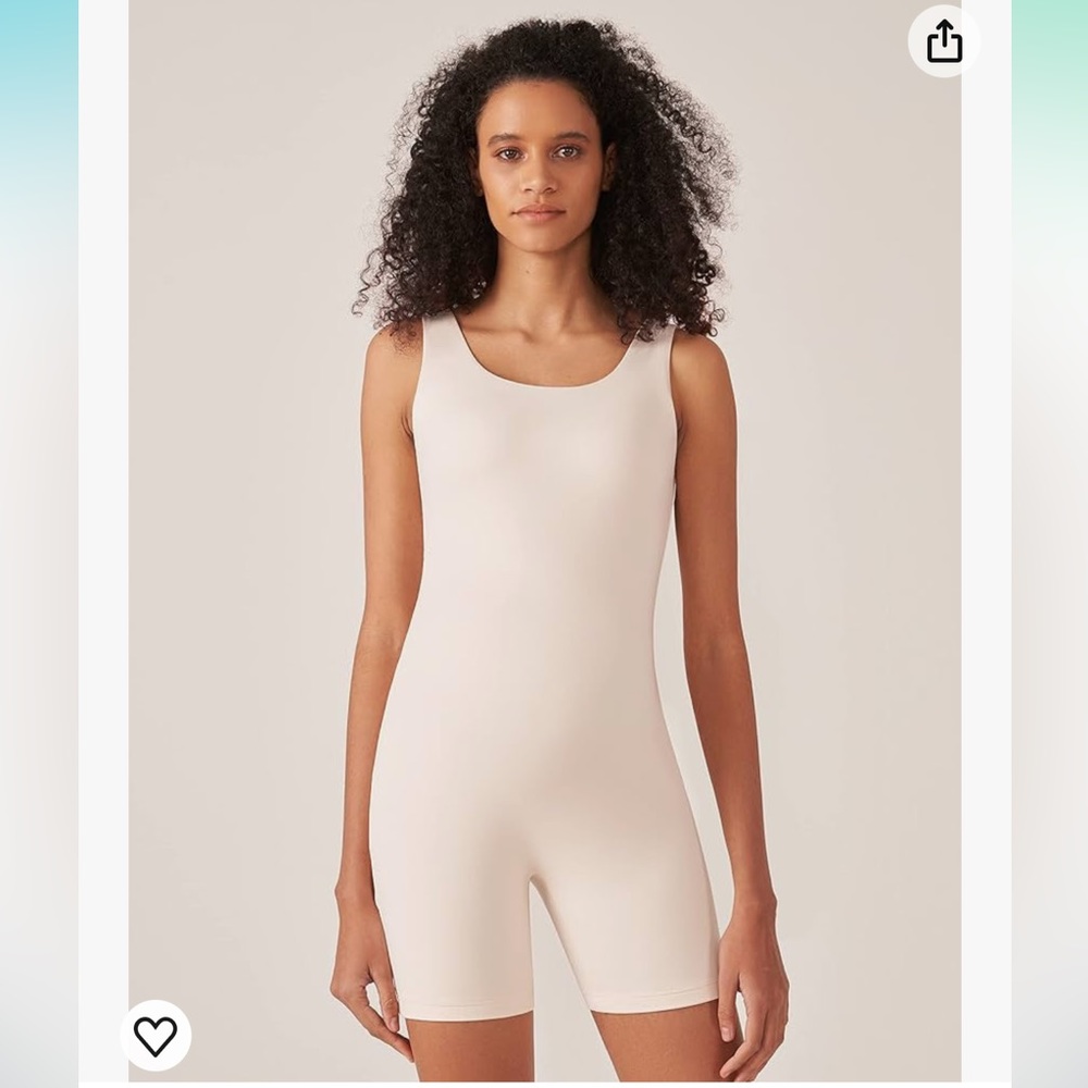 Maternity Pregnancy Jumpsuit, cream Size M